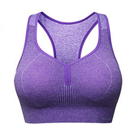 LLYWEY Comfort Bras Wire-Free Bras Large Breasts Ladies T-Shirt Bra Style-1003 Women's Plus Molded Cup Bra Feature Adult Female Everyday Sports Bras Purples 40B