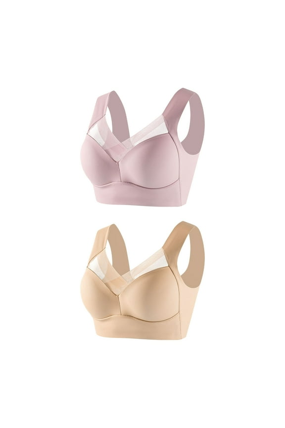 Comfortable Bras Shaping and Lifting Bras Ladies Sport Bra Style-168 Women's Plus Double Support Bra Feature Adult Female Training Sports Bras Beige 44B