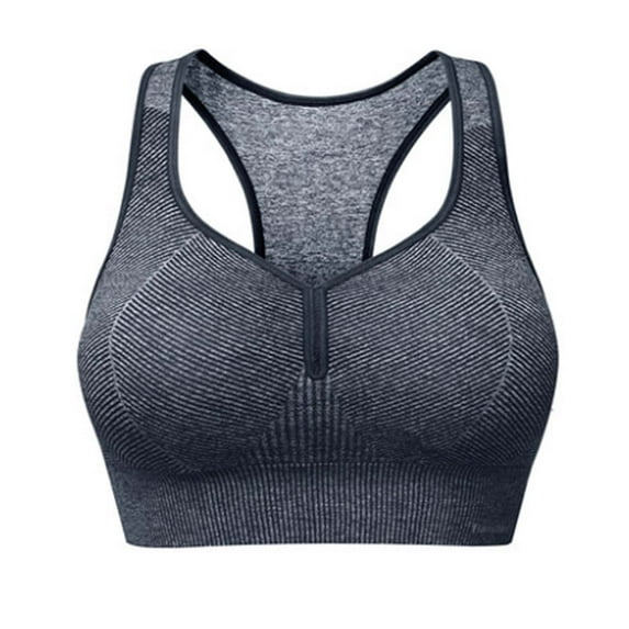 LLYWEY Comfortable Bras for Women No Underwire Push up Bra Wireless Ladies Push-Up Bra Style-1003 Women's Plus Convertible Bra Feature Adult Female T-Shirt Sports Bras Gray 36B