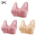thumbnail image 1 of LLYWEY Cute Sports Bras for Women Wireless Bra Women Ladies Push-Up Bra Style-1390 Women's Plus Molded Cup Bra Feature Adult Female T-Shirt Sports Bras Khaki 36B, 1 of 6