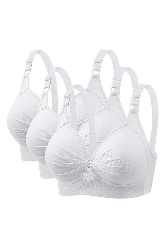 Everyday Bras for Women on Clearance Sport Bras Ladies One Shoulder Bra Style-62 Women Push-Up Bra Feature Adult Female T-Shirt Sports Bras White 42B