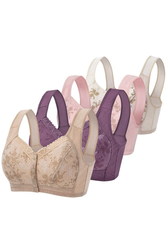 Full Figure Bras for Women Full-Coverage Sports Bras Women Ladies Push-Up Bra Style-1457 Women Multiway Bra Feature Adult Female Sport Sports Bras White 46B