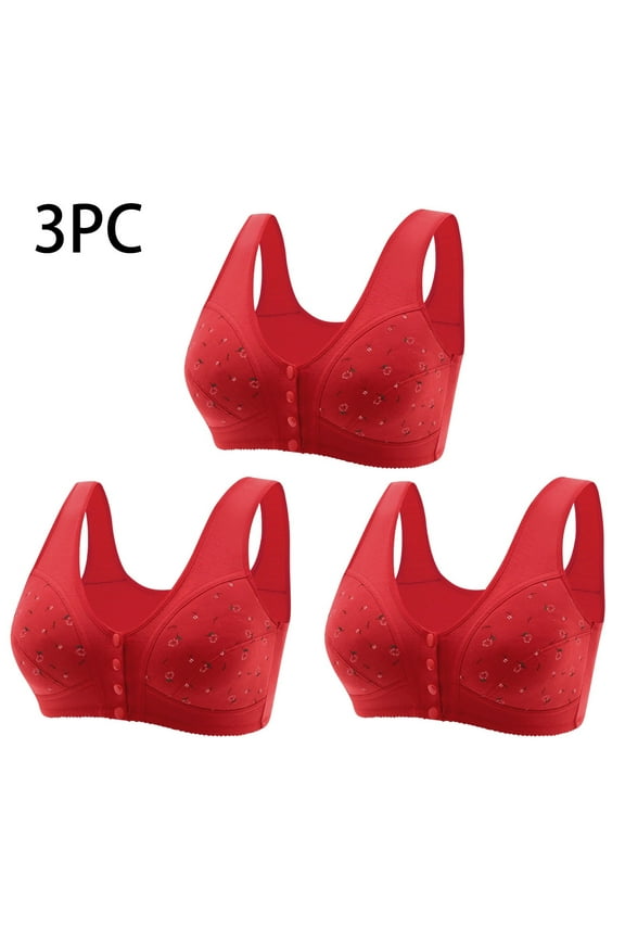 Lace Push up Bra Womens No Wire Bra Ladies Full Coverage Bra Style-1406 Women Extra Lift Bra Feature Adult Female T-Shirt Sports Bras Red 52B
