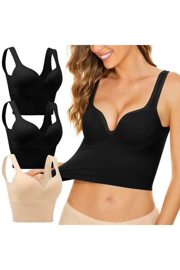 Ladies Bras Women's Bras Ladies Balconette Bra Style-939 Women Seamless Bra Feature Adult Female Everyday Sports Bras Khaki 36B