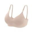 thumbnail image 1 of LLYWEY Ladies Bras Seamless Bras Ladies Nursing Bra Style-952 Women Lightly Lined Bra Feature Adult Female Lace Sports Bras Beige 40B, 1 of 6