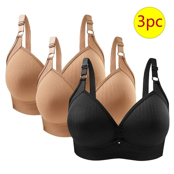 LLYWEY Lightweight Bras for Women Padded Sports Bras Women Push up Ladies Sport Bra Style-1237 Women's Plus Multiway Bra Feature Adult Female T-Shirt Sports Bras Khaki 36B