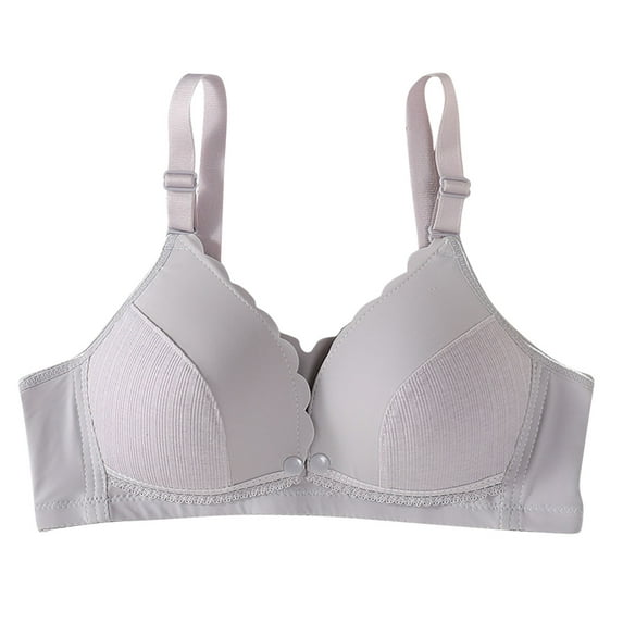 LLYWEY Nursing Bras - Maternity Bras for Breastfeeding - Open Front Snap Pregnancy Nursing Bralette