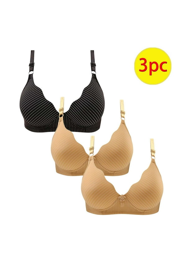 Padded Push up Bras Women Cotton Bras Women Wirefree Ladies Cut-Out Bra Style-107 Women's Plus Lightly Lined Bra Feature Adult Female Cotton Sports Bras Black 36B