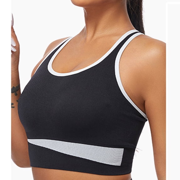 LLYWEY Plus Size Bras for Women on Clearance Wireless Bras Women No Padding Ladies Full Coverage Bra Style-200 Women Padded Bra Feature Adult Female Plus Size Sports Bras Black 36B