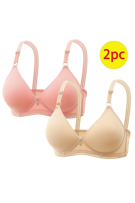Pull on Bras for Women Wirefree Bras Women Full-Coverage Ladies Push-Up Bra Style-1201 Women's Plus Lift Bra Feature Adult Female Lace Sports Bras Beige 42B