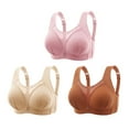 thumbnail image 1 of LLYWEY Push up Bras for Women Plus Size Racerback Bras Women Ladies Balconette Bra Style-568 Women's Plus Padded Bra Feature Adult Female T-Shirt Sports Bras Pinks 38B, 1 of 9