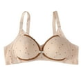 thumbnail image 1 of LLYWEY Push up Bras for Women Open Front Snap Closure Bras for Older Women Wireless Padded Bralette, 1 of 8
