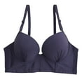 thumbnail image 1 of LLYWEY Push up Bras Ladies Bras Ladies Bralette Bra Style-1343 Women's Plus Pullover Bra Feature Adult Female Yoga Sports Bras Blue 38B, 1 of 8