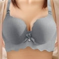 thumbnail image 1 of LLYWEY Racerback Bras for Women on Clearance Non Padded Bras Women Ladies Sport Bra Style-1420 Women Scoop Bra Feature Adult Female T-Shirt Sports Bras Gray 36B, 1 of 6