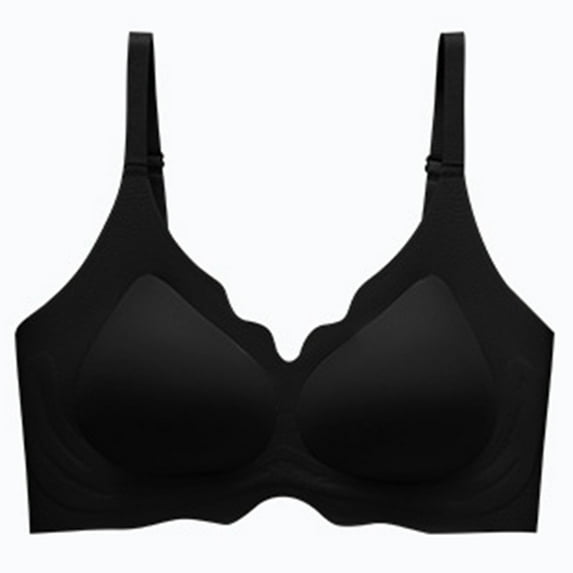 LLYWEY Seamless Back Smoothing Bras for Women Wireless Push up Bras Soft Pullover Padded Bralette
