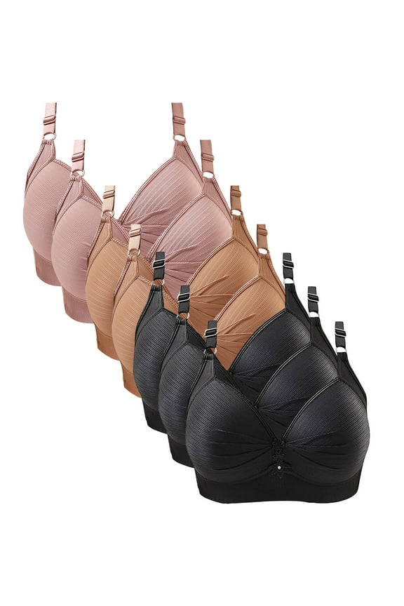 Seamless Bras for Women Sports Bras Women No Padding Ladies One Shoulder Bra Style-829 Women's Plus Lightly Lined Bra Feature Adult Female T-Shirt Sports Bras Black 36B