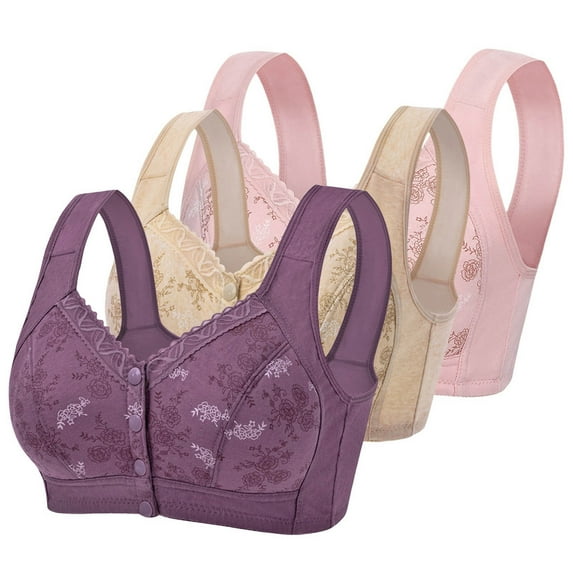 LLYWEY Shaping and Lifting Bras on Sale Plus Size Bras Women Wireless Ladies Push-Up Bra Style-1456 Women's Plus Molded Cup Bra Feature Adult Female T-Shirt Sports Bras Khaki 36B