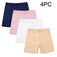 thumbnail image 1 of LLYWEY Shorts for Toddler Girls 4 Pack Cotton Elastic Waist Bike Shorts, 1 of 9