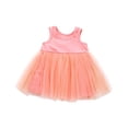 thumbnail image 1 of LLYWEY Kids Baby Dresses Summer Tank Dresses Casual Round Neck Mesh Sleeveless Solid Color A-Line Princess Dresses 6 Months Style BY-101, 1 of 9