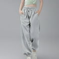 thumbnail image 1 of LLYWEY Toddler Boys Girls Sweat Pants, Kids Fleece Sweatpants with Drawstring Elastic Waist Jogger Pants Trousers with Pockets, Style-PT-2, Gray, 5T, 1 of 6
