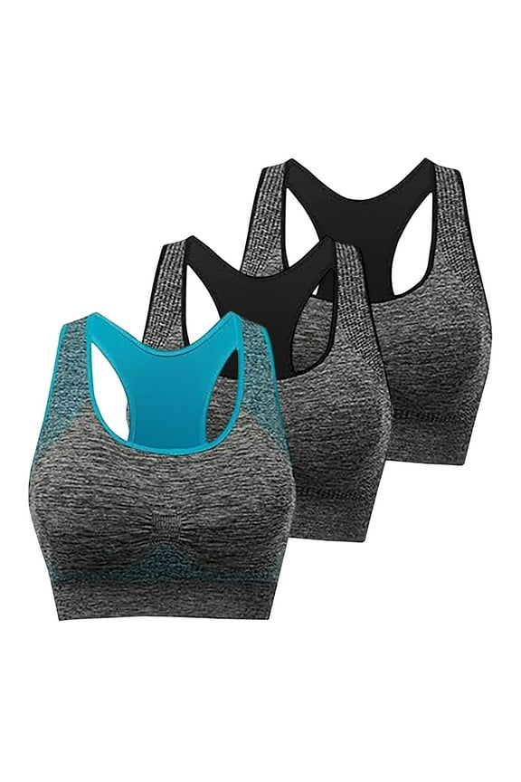 Tshirt Bras for Women No Underwire on Clearance Seamless Breathable Bra Ladies Bralette Bra Style-296 Women Extra Lift Bra Feature Adult Female Everyday Sports Bras Blue 38B