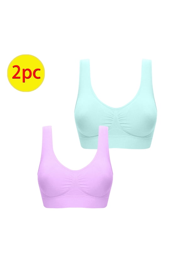 Woman Bras Seamless Push up Bras Women Ladies Bralette Bra Style-90 Women Molded Cup Bra Feature Adult Female Push up Sports Bras Light Blue 40B