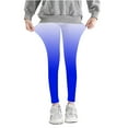 thumbnail image 1 of LLYWEY Yoga Leggings for Girls with 2 Pockets - Kids Seamless Workout High Waisted Leggings for Athletic Yoga Pants Sports Running Tights Blue 5T, 1 of 6