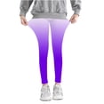 thumbnail image 1 of LLYWEY Yoga Leggings for Girls with 2 Pockets - Kids Seamless Workout High Waisted Leggings for Athletic Yoga Pants Sports Running Tights Purples 3T, 1 of 6