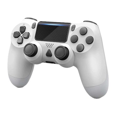 LLYYAH Wireless Game Controller for PS4/Slim/Pro (Glacier White)
