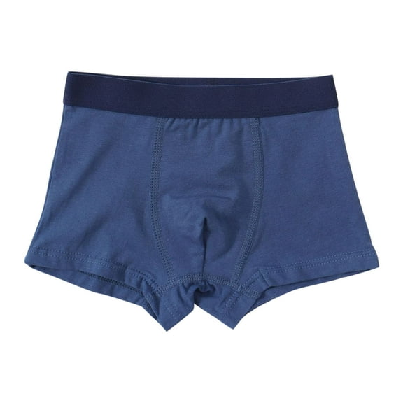 LLYwey Boys Briefs, Toddler Kids Breathable Stretch Cotton Underwear, New-Md28, Dark Blue, 8-9T