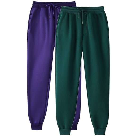 LLYwey Cargo Pants Women 2PC Women's Casual Fashion Solid Color Home Pants for Sports and Can Worn Outside Binding Leg Pants Pants Female Long Pant Style H2315 Green-1 XXL