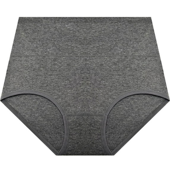 LLYwey Comfy Bras for Women Women's Underwear Plus Size Underwear High Waist Underwear Big Girls Size Cotton Longline Bra Style LW-283 Dark Gray 3XL
