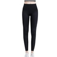 thumbnail image 1 of LLYwey Womens Full Length High Waisted Abdominal Tightening Hip Lifting Yoga Leg Female Long Pant Pants Straight M, 1 of 3