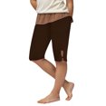 thumbnail image 1 of LLYwey Girls' Bike Shorts - Summer High Waisted Athletic Shorts for Girls - Toddler Kids Solid Color Workout Running Yoga Shorts Leggings Elastic Waist Pull on Short Pants , New - MD22, Brown, 10T, 1 of 7