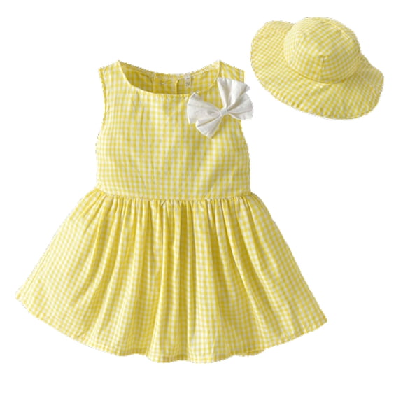 LLYwey Kids Casual Dresses Maxi Dresses Summer Ruffle Short Sleeve Crew Neck Loose Casual Flowy Tiered Maxi Sundress Pockets By-43 12-18 Months