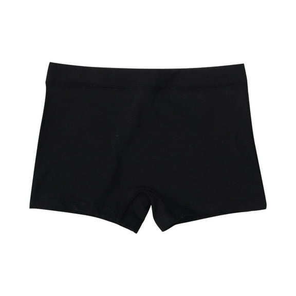 LLYwey Kids Briefs - Boys Soft Cotton Briefs - Solid Color Elastic Waist Girls' Panties Stretch Underwear, New-Md27, Black, 6-7T