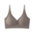 thumbnail image 1 of LLYwey Seamless Sports Bras for Women Women's Sports Bra Without Underwire Solid Color Push up Bra Women Size Nylon Support Bra Style LW-291 Coffee L, 1 of 2