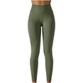 thumbnail image 1 of LLYwey Sweatpants Women Women Fashion Sport Casual Solid Full Casual Yoga Long Pants Tall Pants Female Long Long Pant Style H2268 Green-1 L, 1 of 6