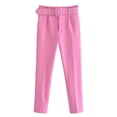 thumbnail image 1 of LLYwey Wide Leg Pants For Women Women's Fashion Casual Spring Summer Full Length Pants Pull On Pants Female Long Pant Style H2346 Pinks S, 1 of 3