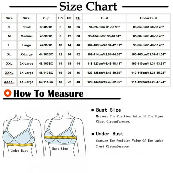 LLYwey Woman Bras 2pc Woman's Printed Push up Bras Plus Size Daily Bra Underwear No Underwire Women Size nylon Push-Up Bra Style LW-218 Multicolor L