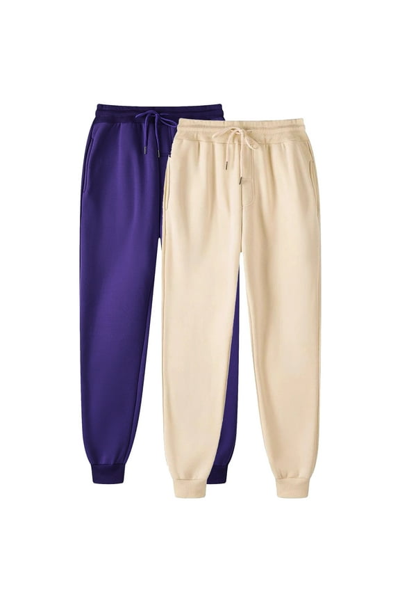 Womens Casual Pants 2PC Women's Casual Fashion Solid Color Home Pants for Sports and Can Worn Outside Binding Leg Pants Cargo Pants Female High Waisted Long Pant Style H2315 Khaki 3XL