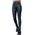 thumbnail image 1 of LLYwey Womens Lightweight Pants Fashion Women Summer Casual Loose Solid Trousers Pockets Long Pants Female Casual Pants Long Pant Style H1124 Black M, 1 of 8