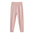 thumbnail image 1 of LLYwey Womens Sweatpants Ladies' Casual High Waisted Loose Sports Pants New Full Length Pants Trousers Regular Fitted Pinks M, 1 of 5