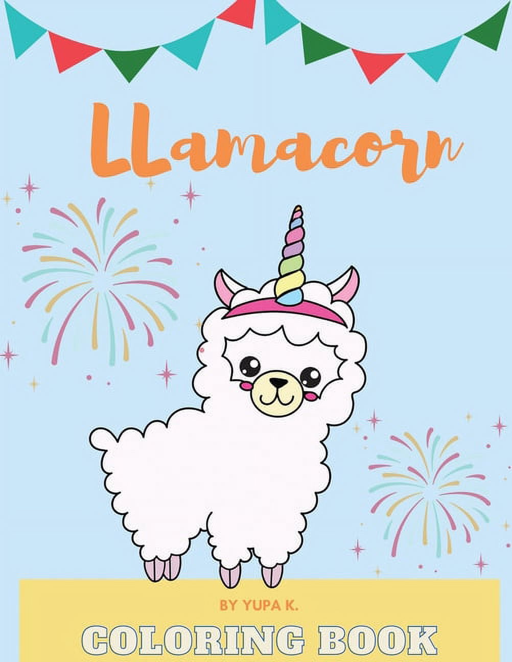 LLamacorn Coloring Book: Great Coloring Book for boy kids, girl kids ...