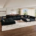 thumbnail image 1 of LLappuil Modular Sectional Sofa, 14 Seat Modular Sectional Sofa with Storage, Oversized Deep Seat Chenille Sofa for Living Room, 1 of 9