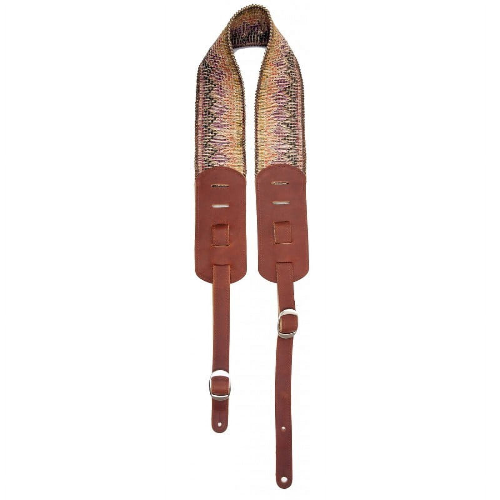 LM Products AC-5, 3-Inch Wide Cotton Blend Weave Adjustable Guitar Strap