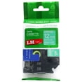 thumbnail image 1 of LM Tapes replacement for Brother PT-1280 1/2" (12mm 0.47 Laminated) White on Green Compatible TZe P-touch Tape for use in Ptouch PT1280 Label Printer with FREE Tape Guide Included, 1 of 2