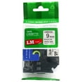 thumbnail image 1 of LM Tapes replacement for Brother PT-1280 3/8" (9mm 0.35 Laminated) Black on White Compatible TZe P-touch Tape for use in Ptouch PT1280 Label Printer with FREE Tape Guide Included, 1 of 2