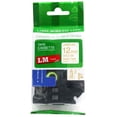 thumbnail image 1 of LM Tapes replacement for Brother PT-D200 1/2" (12mm 0.47 Laminated) Gold on White Compatible TZe P-touch Tape for use in Ptouch PTD200 Label Printer with FREE Tape Guide Included, 1 of 2