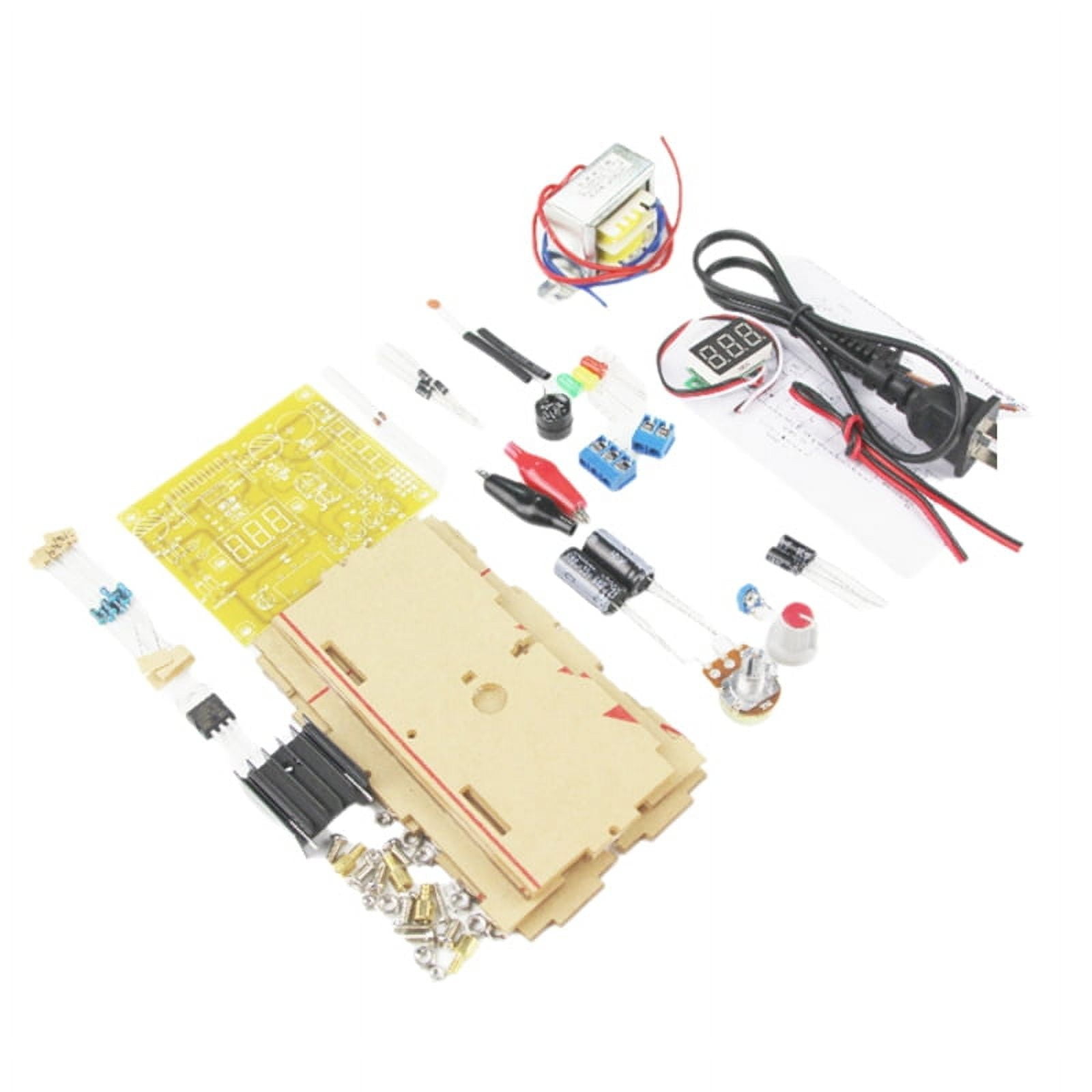 LM317 Adjustable Voltage Regulated Power Supply DIY Kit 110V ...